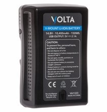Volta 150Wh Li-Ion Battery V-Mount 14.8V | USB & D-Tap