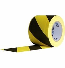 Pro Cable Path Tunnel Tape Black / Yellow 6 Inch