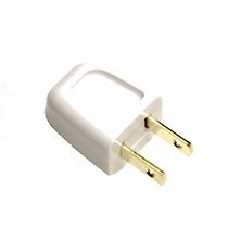 White Add-A-Tap Male Plug for 18/2 Zip Cord