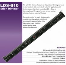 Leprecon LDS-610 Dimmer w/Duplex 6 Channel