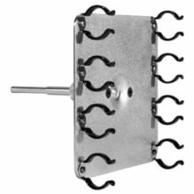 Modern Quad Kino / Quasar T12 Tube Holder w/ Rubber Clips