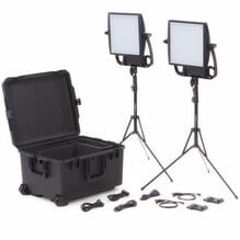 Astra 6X 1x1 LED Duo Traveler Light Kit V-MOUNT