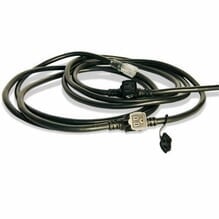 Black SJOOW 20A Bates Stage Pin Extension Cord 50ft