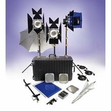 Lowel DP3 Jr. Light Kit with 3 1,000W DP Lights DPT-93Z