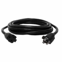 CBI 12 Gauge Black Molded Extension Cord | 100ft
