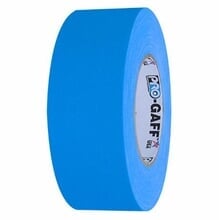 ProTape Pro-Gaff Fluorescent Blue Gaffers Tape 2" x 50 Yards