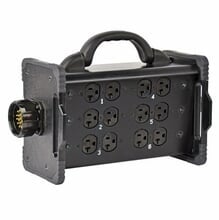 Lex Bento Box 19 Multi-Pin to 20A Edison Breakout, Feed Thru