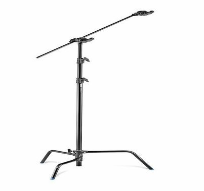 Avenger Black 40 inch Century Stand Remov. Base w/Head and Arm