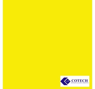 Cotech 010 Medium Yellow Lighting Gel Filter Sheet 20"x24"