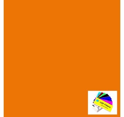 Lee 158 Deep Orange Lighting Gel Filter Roll 4ft x 25ft