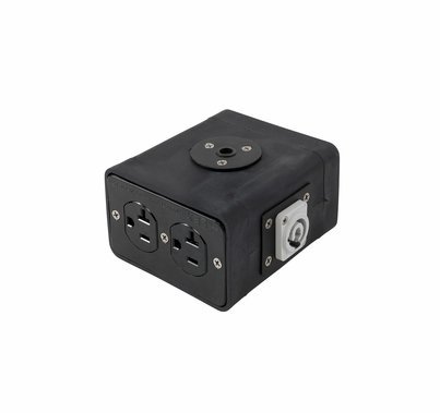 Lex 20 Amp Quad Box with PowerCon to Duplex Receptacles
