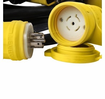 Lex GFCI 3 Phase 20A Quad String Extension Cable | Yellow