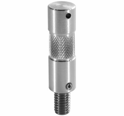 Modern 2" Aluminum Baby Pin with 3/8-16 Male Thread