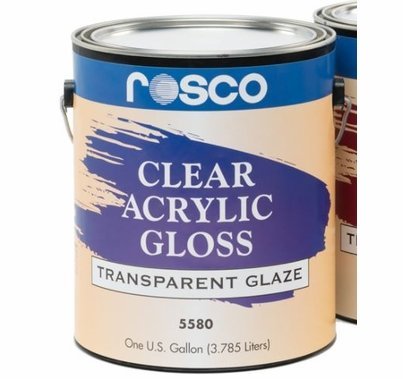 Rosco Gloss Clear Acrylic Glaze 1 Gallon - 5580