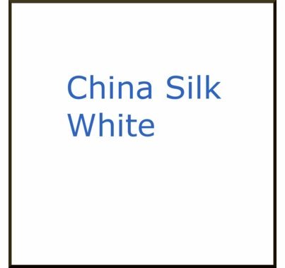 Advantage 20x20 China Silk White with Bag