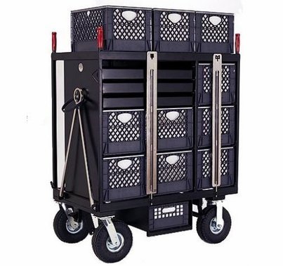 BackStage Equipment 7-Crate Set Box Cart