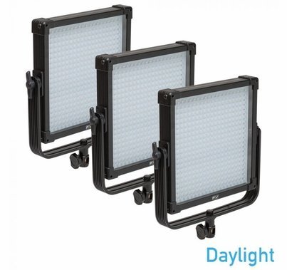 F&V Lighting K4000 SE Daylight 1x1 LED Panel 3 Light Kit V-Mount