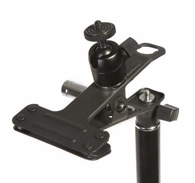 Ikan Spring Clamp w/ EI-A05 Stand Adapter (E-Image) w/ Ball Mount