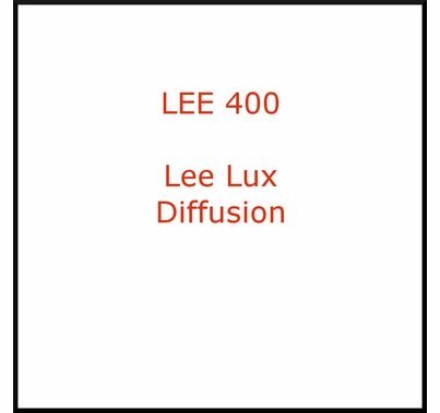 Lee 400 LUX Heavy White Diffusion Lighting Gel Filter Sheet