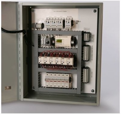 Lex PowerGate Emergency Lighting Transfer Switch, 6 Cir, 3 Ph