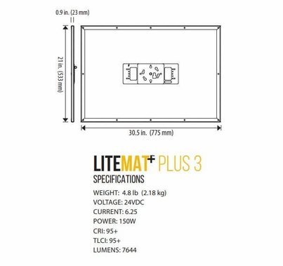 LiteGear LiteMat Plus 3 Hybrid LED Light Kit V-Mount