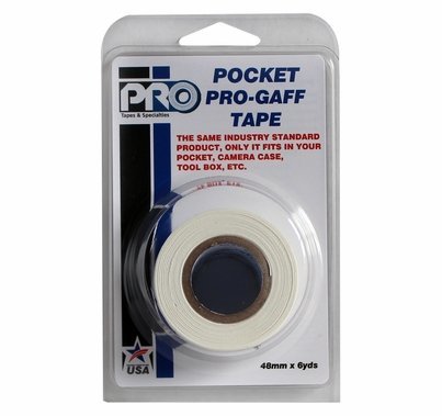 ProTape Pocket Pro Gaff 2" x 6 yds Tape - White