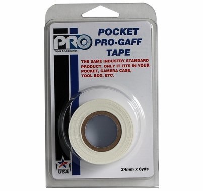 ProTape Pocket Pro Gaff Tape 1"x6yds - White