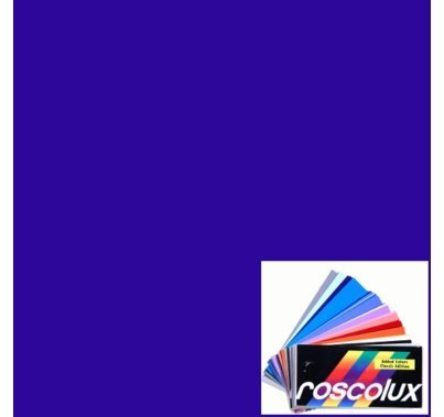 Rosco Roscolux 382 Congo Blue Gel Filter Roll