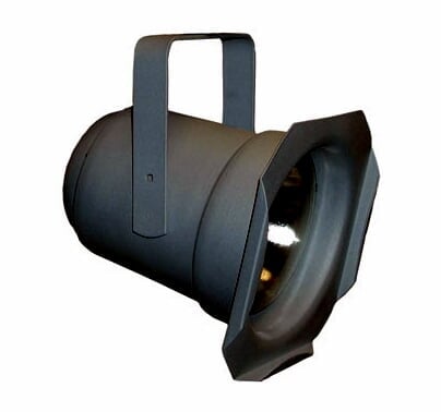 Times Square Lighting Par 38 150w Spot Light Black Barndoor