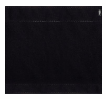 Modern 4ft Wag Flag Solid Black Commando Cloth Fabric | No Frame