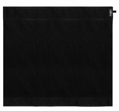 Modern 6ft Wag Flag Solid Black Commando Cloth Fabric | No Frame