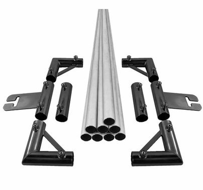 Modern 8x8 Speed Rail Frame Breakdown 1" | 4ft Pipes