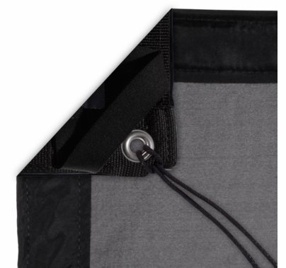 Modern Studio 4' X 4' Silk (China Black) With Bag
