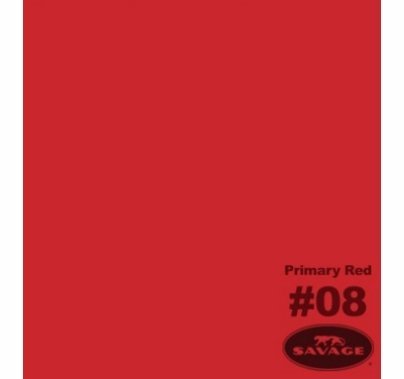 08 Primary Red Flametone Savage Seamless Paper 53"x12yds 8-1253