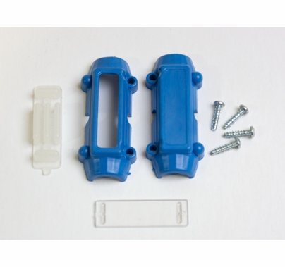 Bullet Cable Tie with Clear Label Window RFID - Blue