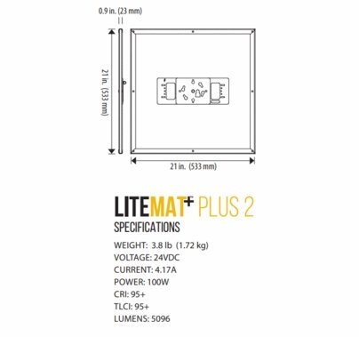 LiteGear LiteMat Plus 2 Hybrid LED Light Kit V-Mount