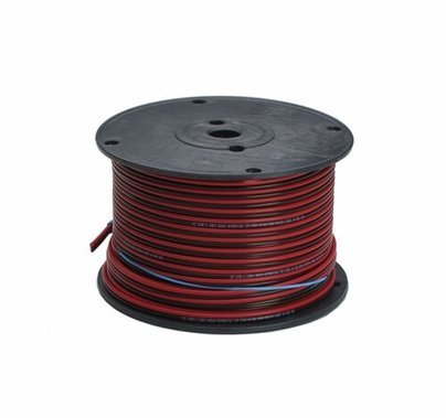 LiteGear Zip Wire Cord 18/2,  Red / Black, 250ft