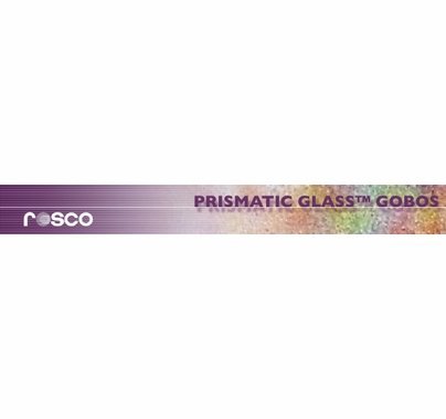Rosco Cool Lavender Prismatic Glass Gobo Pattern B Size 43802