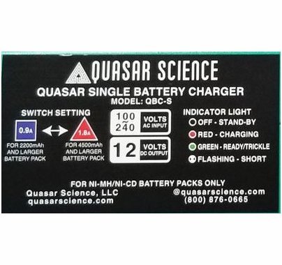 Quasar Single Battery Charger