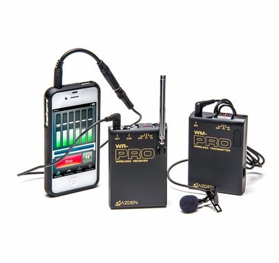 Azden WLX-PRO+i Wireless Mic System|DSLR|Smartphones