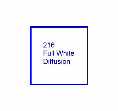 Cotech 216 Full White Diffusion Gel Filter Sheet