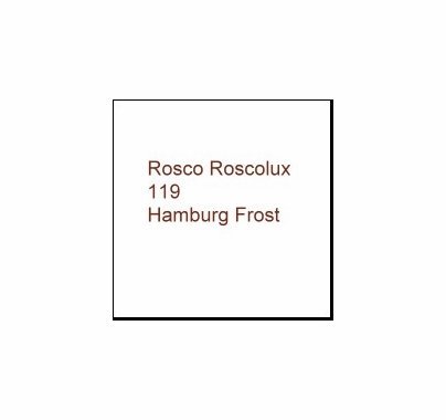 Rosco Roscolux 119 Light Hamburg Frost Gel Filter Sheet