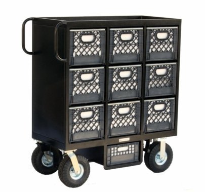 BackStage Equipment 9-Crate Mini Cart