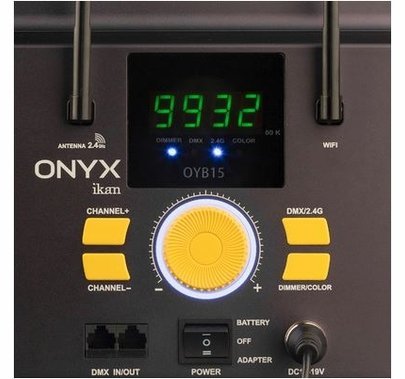 Ikan Onyx 2 x 1 Bi-Color 3200K-5600K Aluminum LED Light with V-Mount Battery Plate