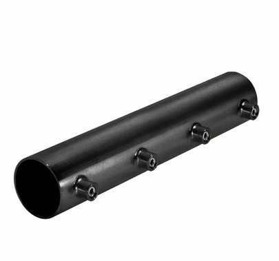 Modern Sleeve for 1 1/2"  Speed Rail Pipe Black Zinc