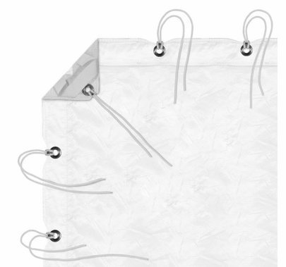 Modern Studio 12' x 20' Silent/Sail 1/2 Grid Cloth with Bag