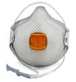 Moldex 2800N95 Plus Nuisance Organic Vapors Disposable Respirator with Cloth HandyStrap + Ventex Valve (N95+OV) (Case of 100 Masks)