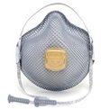 Moldex 2940R95 Plus Nuisance Acid Gases Disposable Respirator with Cloth HandyStrap + Ventex Valve (R95+AG) (Case of 100 Masks)