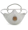 Moldex EZ23, EZ23S EZ-ON N95 Disposable Respirator with Single Cloth Strap + Ventex Valve (N95) (Case of 100 Masks)