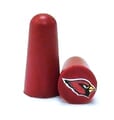 NFL Ear Plugs - Arizona Cardinals Foam Ear Plugs with NFL Team Colors and Imprints (NRR 32) (6 Pairs)